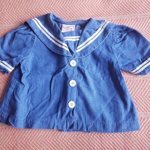 Vintage Cottontail Originals Chambray Sailor Top Sz. 4
